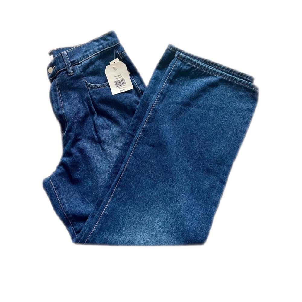 Wonderly High Rise Wide Leg Blue Jeans Size 10 New With Tag